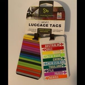 NEW Set of Two Travelon Luggage Tags